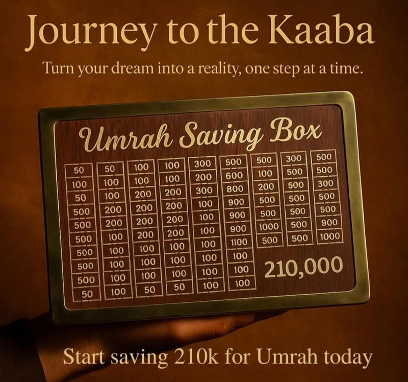 PREMIUM QUALITY UMRAH SAVING BOX
